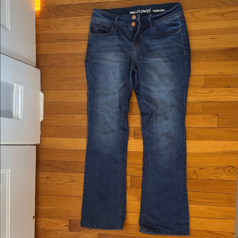 Wallflower Junior’s Indigo Boot Cut Jeans